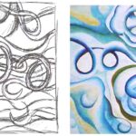 P006 Ascaris sketch and painting