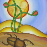 P009 Sun Child painting