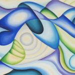 P032 Summer Waves painting