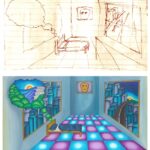P034 Ten Seconds sketch and painting