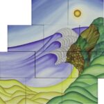 v\P038 Memory Jigsaw 2 - Leggy Point painting