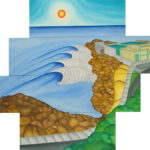 P041 Memory Jigsaw 5 - Flat Rock painting