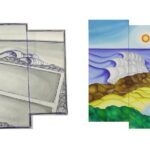 P041 Memory Jigsaw 5 - Flat Rock sketch and painting
