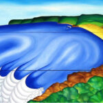 P044 memory Jigsaw 8 - Bar Beach painting