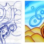 P050 Little Things sketch and painting
