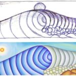 P055 Standing Wave sketch and painting