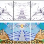 P055 Symmetry Breaking sketch and painting