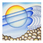 P062 Wave At The Sun painting